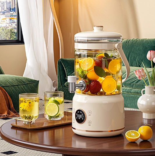 Electric Pot Home Appliance Glass Teapot Health Preserving Pot Multicooker Removable Glass Big Water Tank