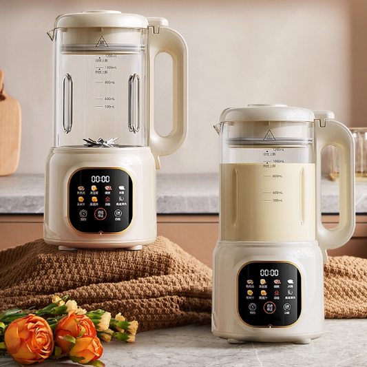 1.2LSmall Full-Automatic Office & Household Soymilk Machine Multi-Functional Wall-Breaking Milk Machine for Cuisine
