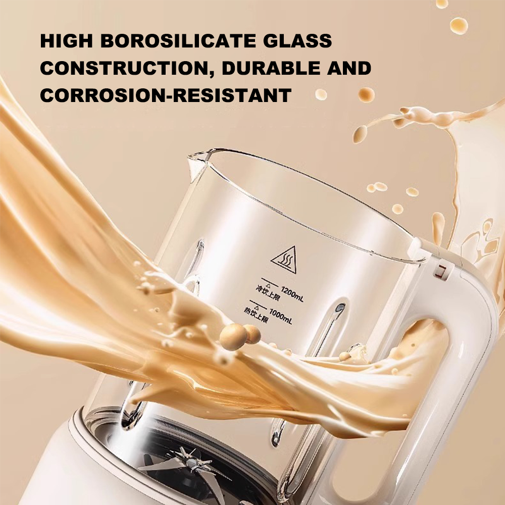 1200ml Automatic Nut Milk Maker Keep Warm Homemade Milk Maker Soymilk Maker Blendrer