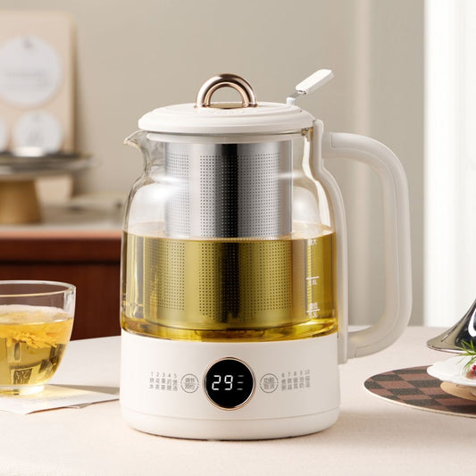 Multi-function Stainless Steel 304 Cordless Electric Kettle Mechanical Control Automatic Shut-off Temperature Settings Household