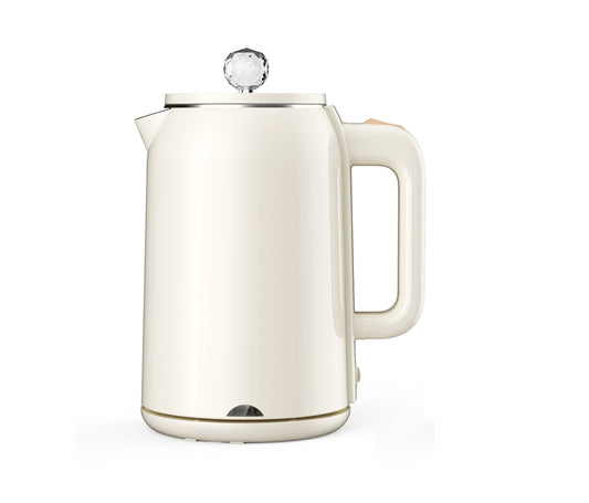 1.8L Electric Kettle for Home Hotel Use Modern Double Wall 201 Stainless Steel Double Sensor Controller Colorful Keep Warm