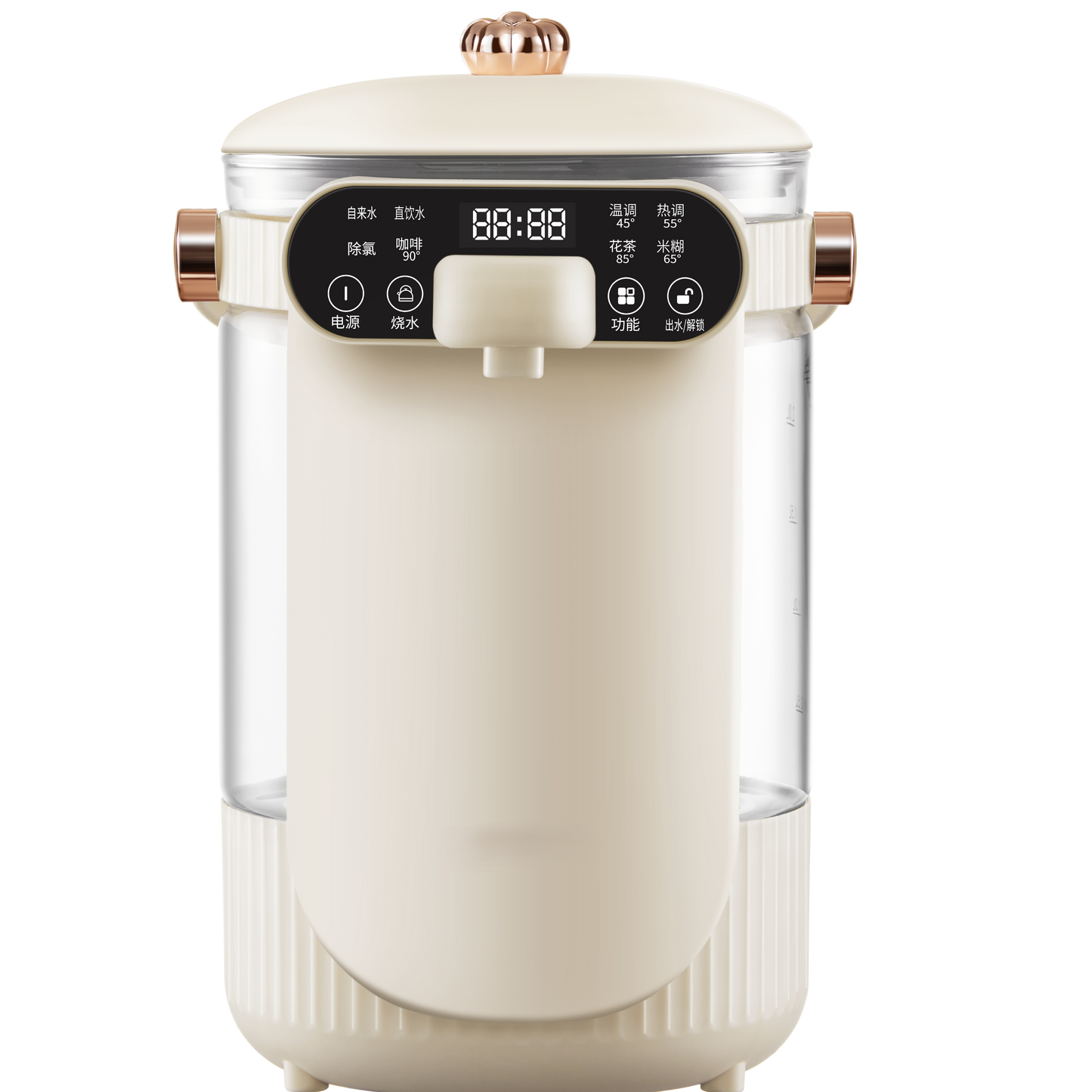 Borosilicate Glass Water Boiler and Warmer, Water Dispenser & Warmer, Electric Kettle with Accurate Temperature Control