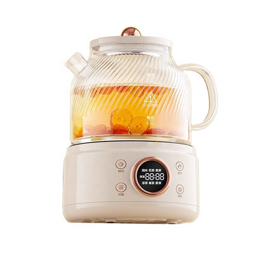 1.2L 800W Automatic High Boron Glass Electric Tea Maker for Household & Outdoor Use