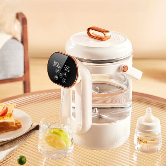 Multifunction Electric Kettle Portable Temperature Regulation High Borosilicate Glass Kettle for Kitchen Use Electric Thermo Pot