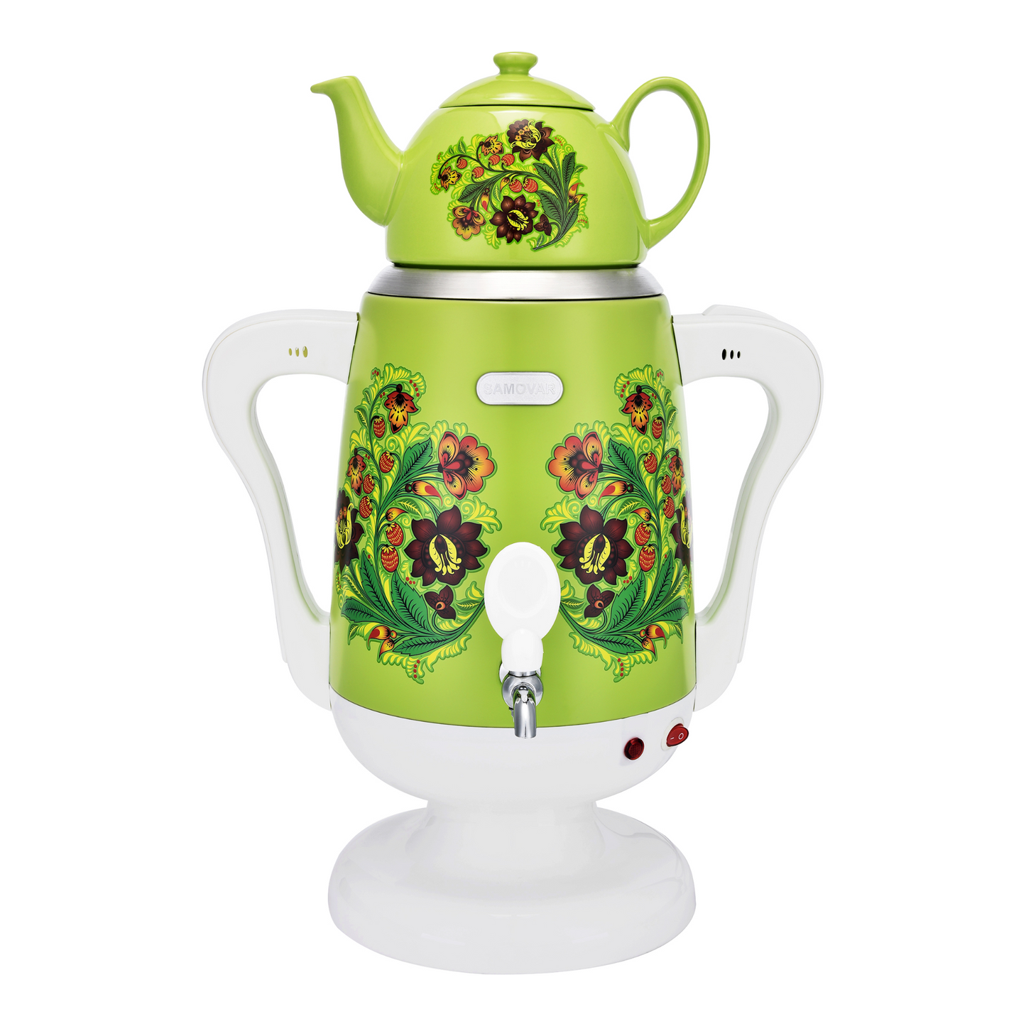 3.5L Green Samover Electric Water Kettle Low Price Stainless Steel Home Appliance Cordless Electric Kettle for Water Heating