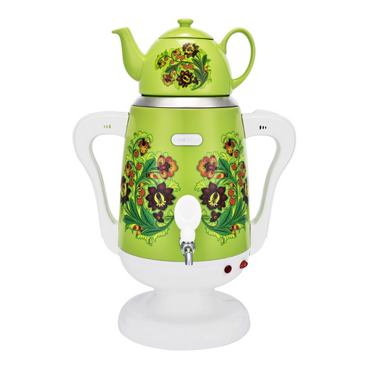 3.5L Green Samover Electric Water Kettle Low Price Stainless Steel Home Appliance Cordless Electric Kettle for Water Heating