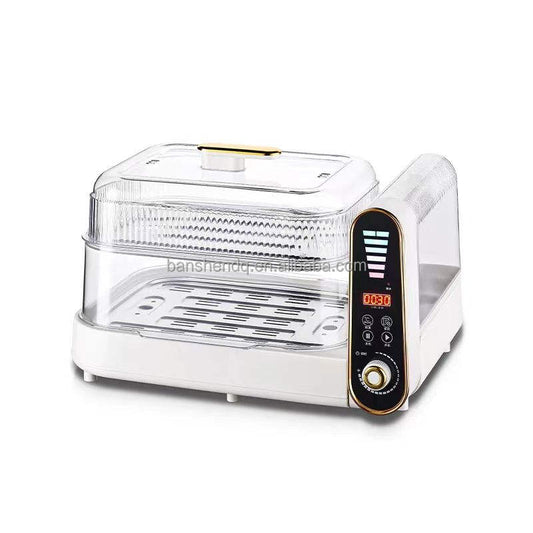 36L Large Capacity Timing Steam Cooker 2 Layer Home Vegetable Meat Sea Food Electric Steamer