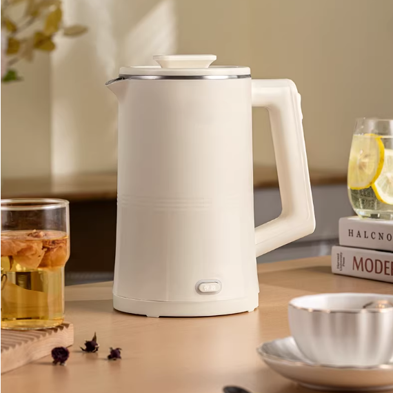 Electric Kettle Fast Boiling Water Heater for Coffee or Tea BPA Free with Water Level Gauge Boil-Dry Protection Indicator Light