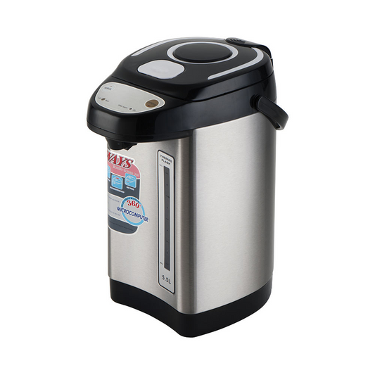 5L Electric Hot Water Air Pot Thermo Pot Stainless Steel Electric Water Boiler