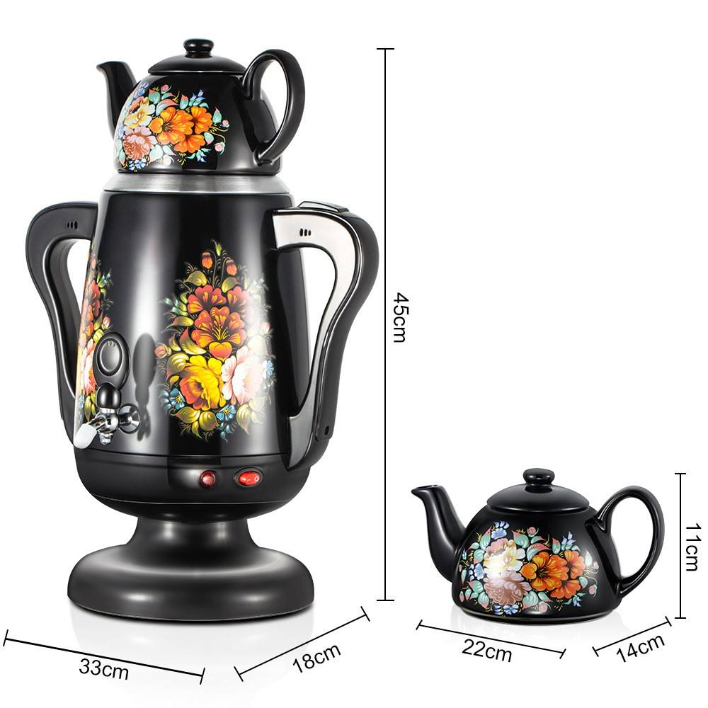 Hot Sale Samovar Electric Kettles Kitchen Appliances for Home Stainless Steel Electric Samovar Tea Maker