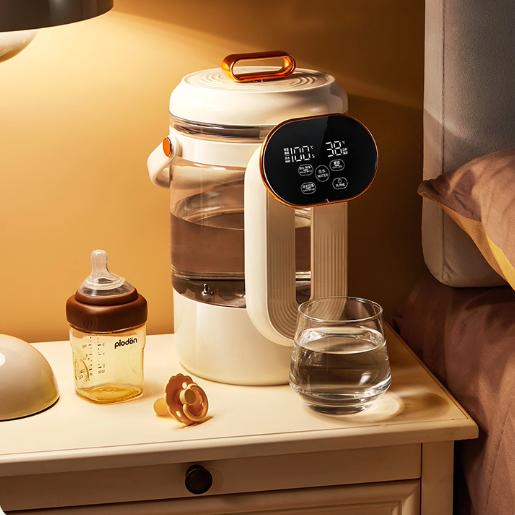 Multifunction Electric Kettle Portable Temperature Regulation High Borosilicate Glass Kettle for Kitchen Use Electric Thermo Pot
