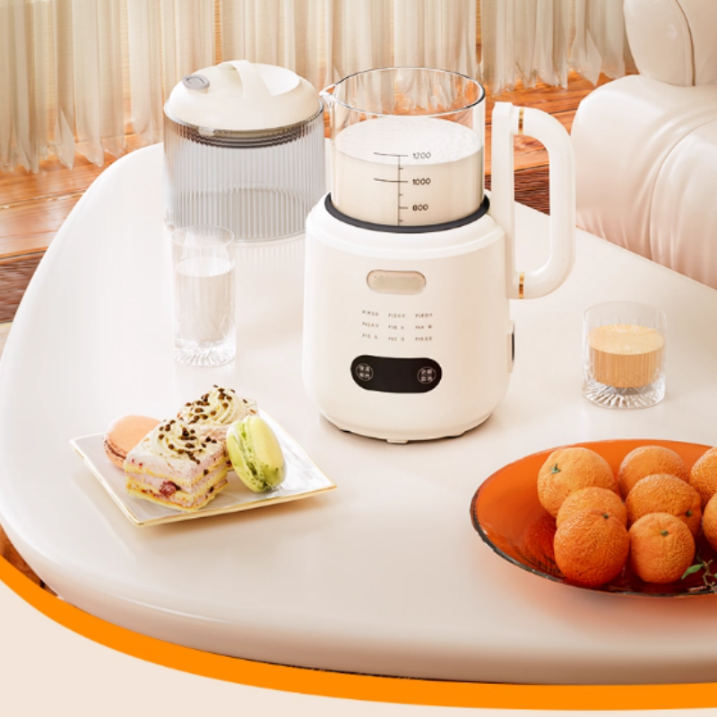 Customizable Multi-functional Mini Soy Milk Maker Home Nut Milk Maker Soup Maker Electric Portable Blender Glass Household Hotel