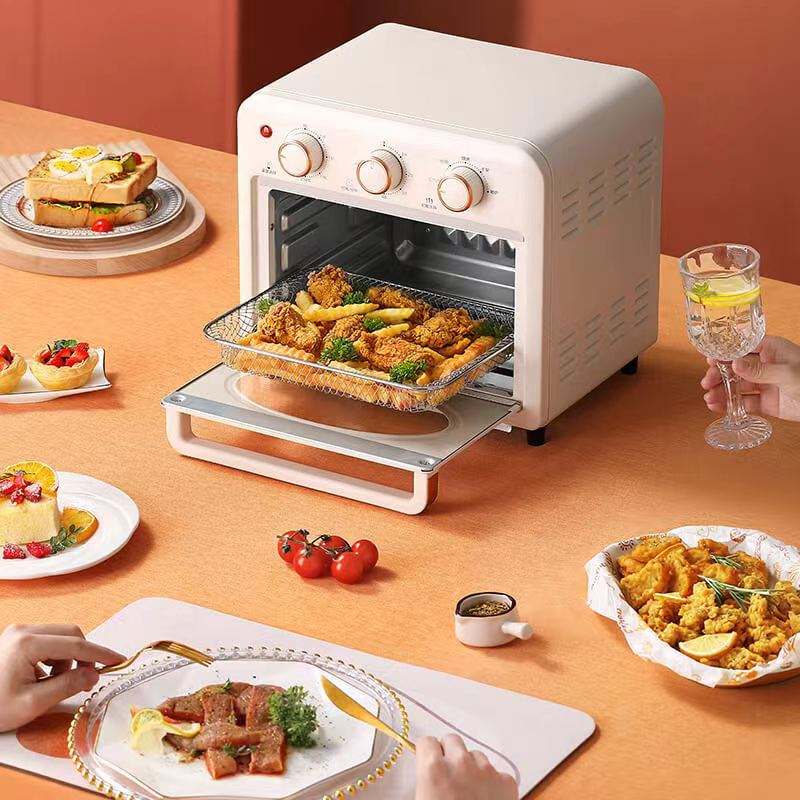 Factory Direct Sale | High Quality Electric Stainless Steel Multifunctional Visible Window Air Fryer Digital Touch Screen