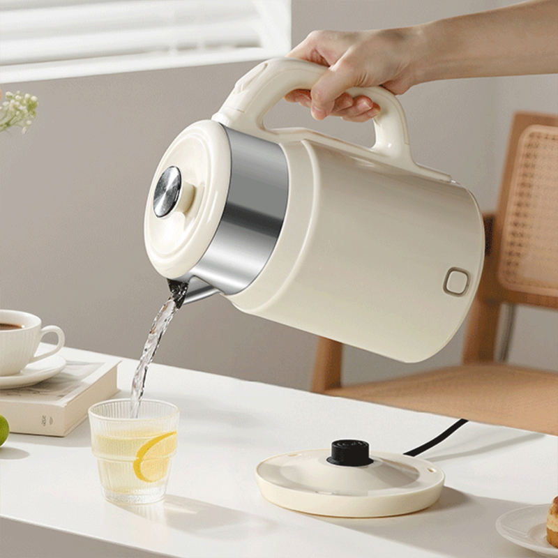 316 SS Seamless Inner Pot 1.7L Double Wall Rapid Boil Electric Water Kettle Automatic Shut-off Boil-Dry Household Hotel