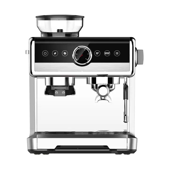 Commercial Intelligent Temperature Control Stainless Steel Bean to Cup One Touch Espresso Coffee Maker