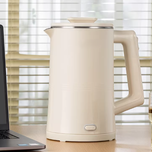 Electric Kettle Fast Boiling Water Heater for Coffee or Tea BPA Free with Water Level Gauge Boil-Dry Protection Indicator Light