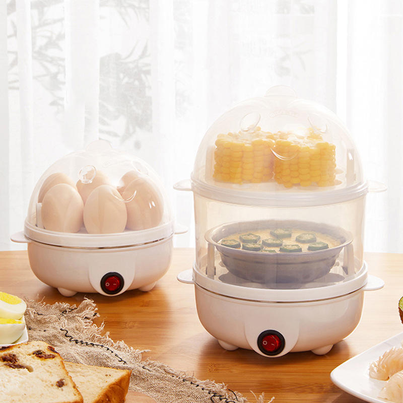 Automatic Mini 7 or 14 Capacity Broccoli Dumpling Egg Steamer Cooker Electric Egg Cooker Boiler Plastic Dash Rapid Egg Cooker