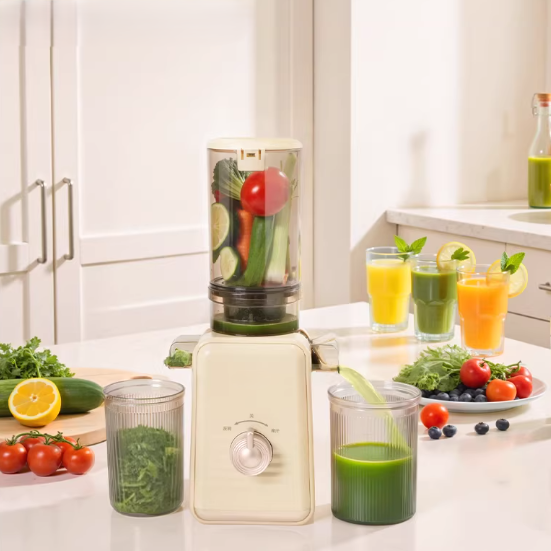 New Arrival for Home Use Low Noise 100w Durable Kitchen Gagdet 220v EU Plug Fresh Healthy Juicer Extractor Machine