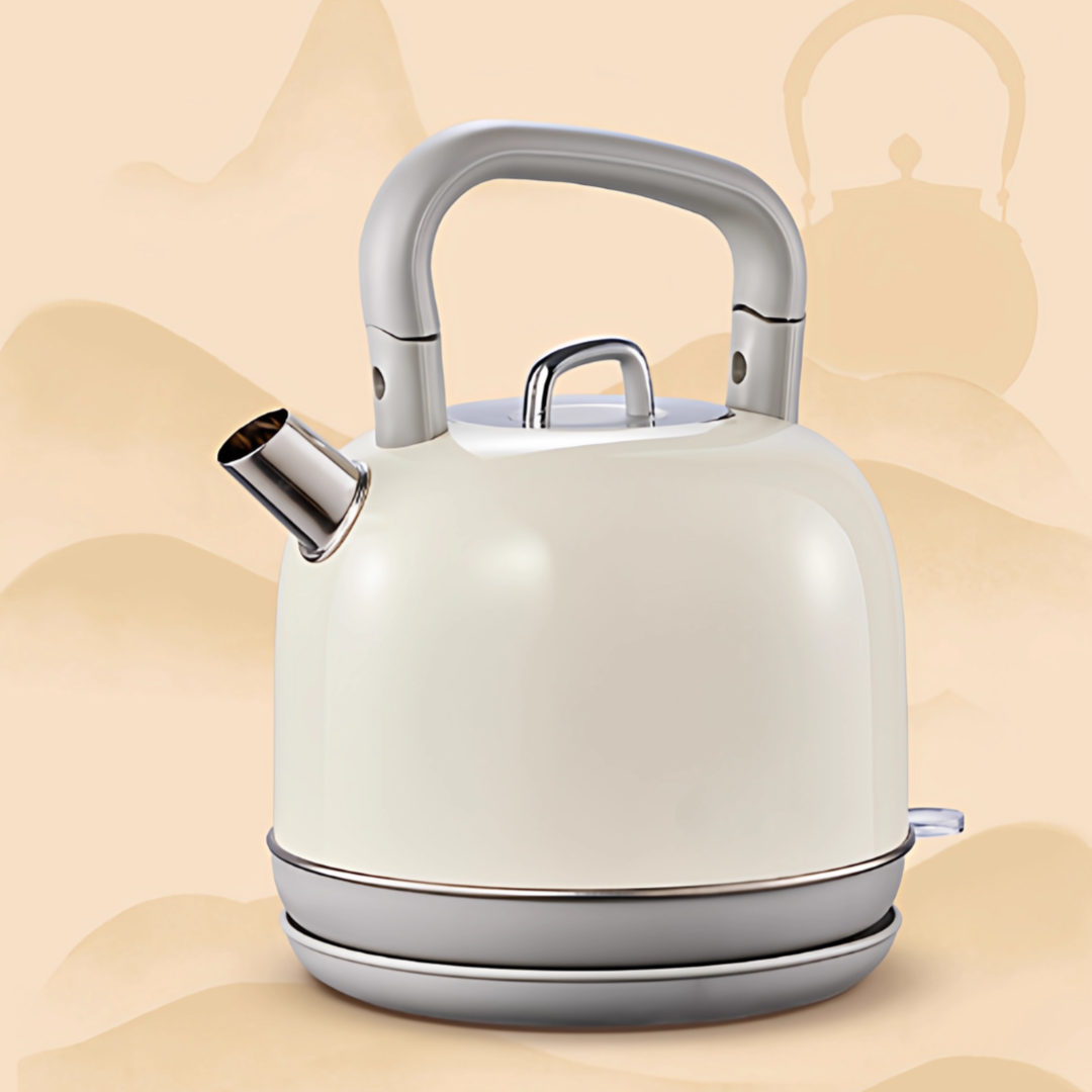 Portable 304 Stainless Steel Electric Kettle 1.8L Automatic Shut-off 360 Rotational Base for Home Hotel & Kitchen Use