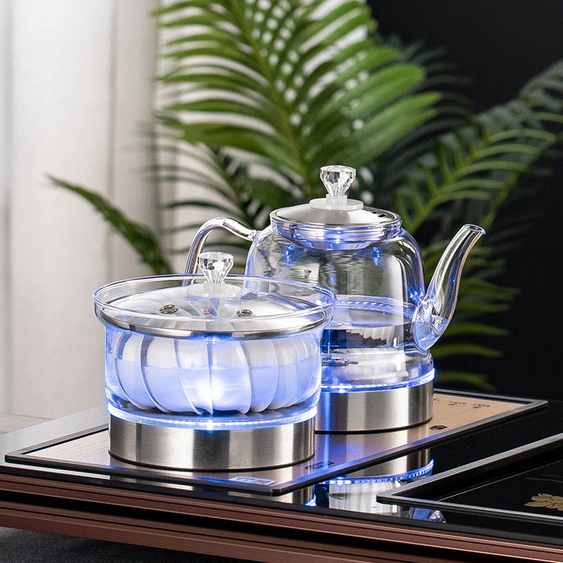 HK-10170 Double Pot Water Filling CE Certified 1.1L+800L Tea Lovers Reception Parlor Reception Electric Kettle