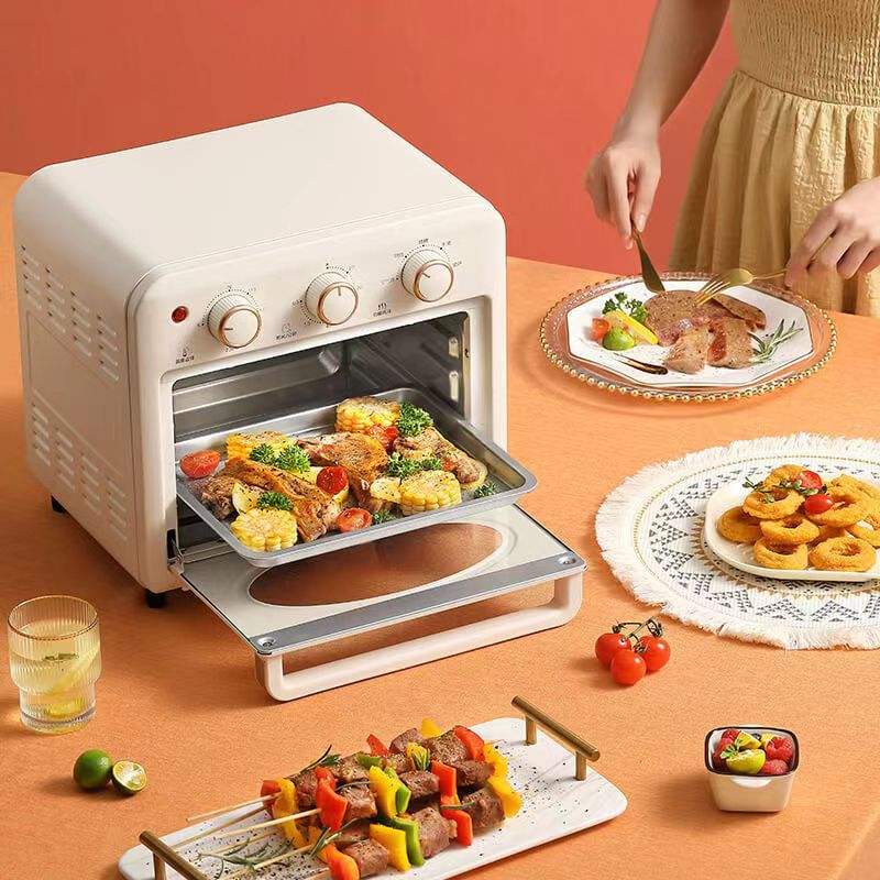 Factory Direct Sale | High Quality Electric Stainless Steel Multifunctional Visible Window Air Fryer Digital Touch Screen