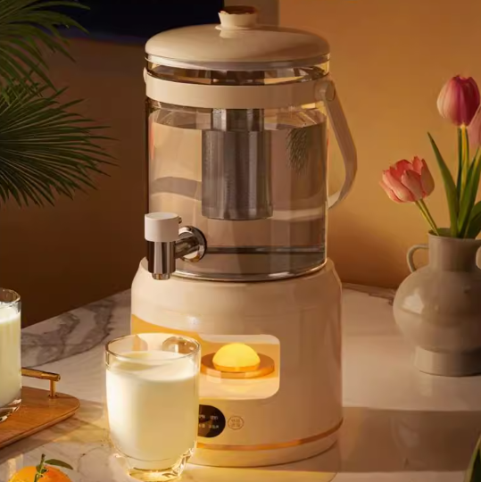 Electric Kettle Glass Teapot Health Preserving Pot Multicooker Removable Glass Big Water Tank Removable Filter