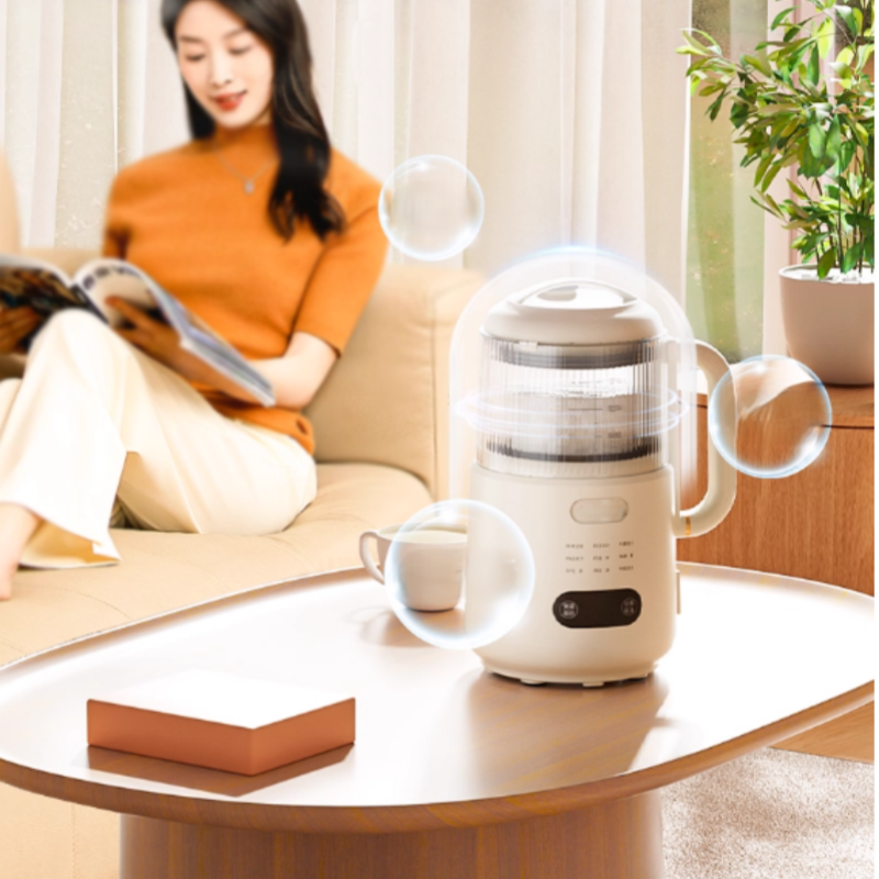 Customizable Multi-functional Mini Soy Milk Maker Home Nut Milk Maker Soup Maker Electric Portable Blender Glass Household Hotel