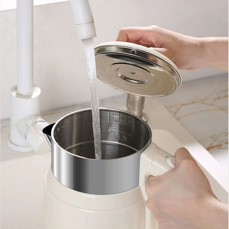 316 SS Seamless Inner Pot 1.7L Double Wall Rapid Boil Electric Water Kettle Automatic Shut-off Boil-Dry Household Hotel