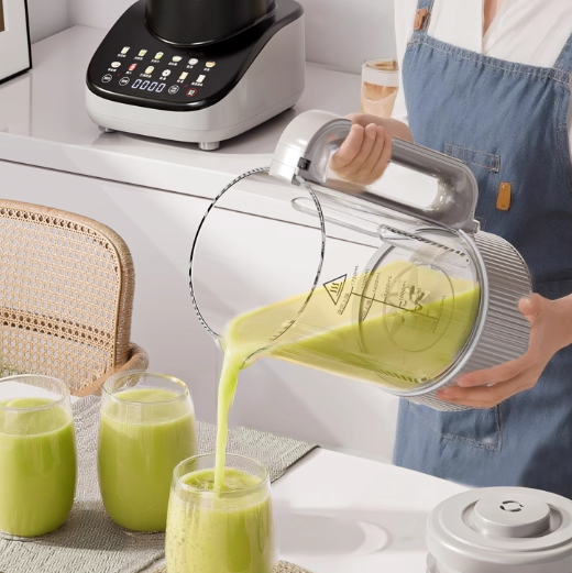 Multifunctional 1750ml Soybean Milk Soup Fruit Juice Maker Blender Household Soya Milk Making Wall Breaking Machine