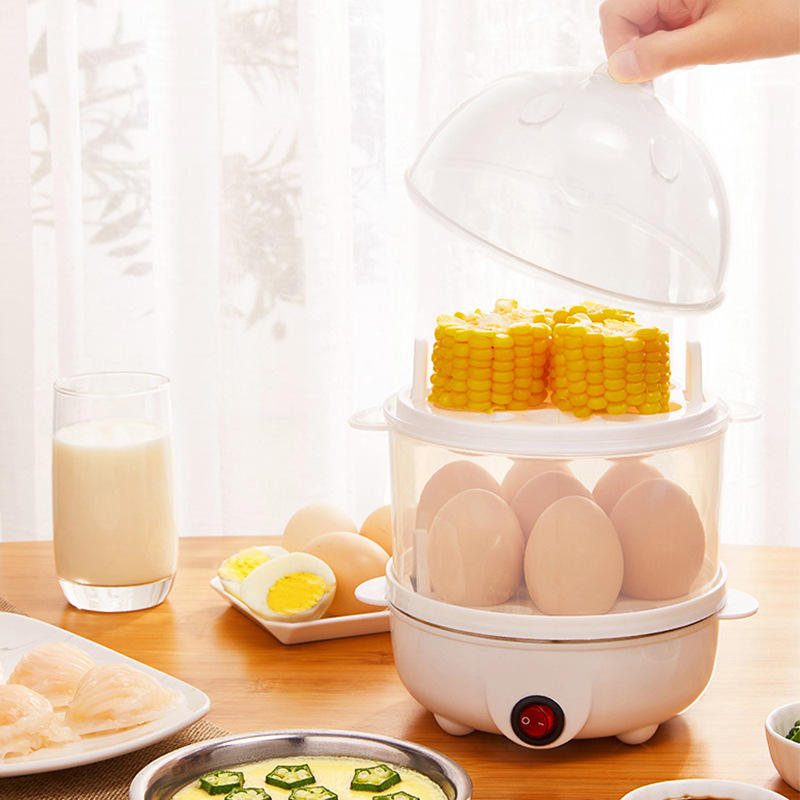 Automatic Mini 7 or 14 Capacity Broccoli Dumpling Egg Steamer Cooker Electric Egg Cooker Boiler Plastic Dash Rapid Egg Cooker