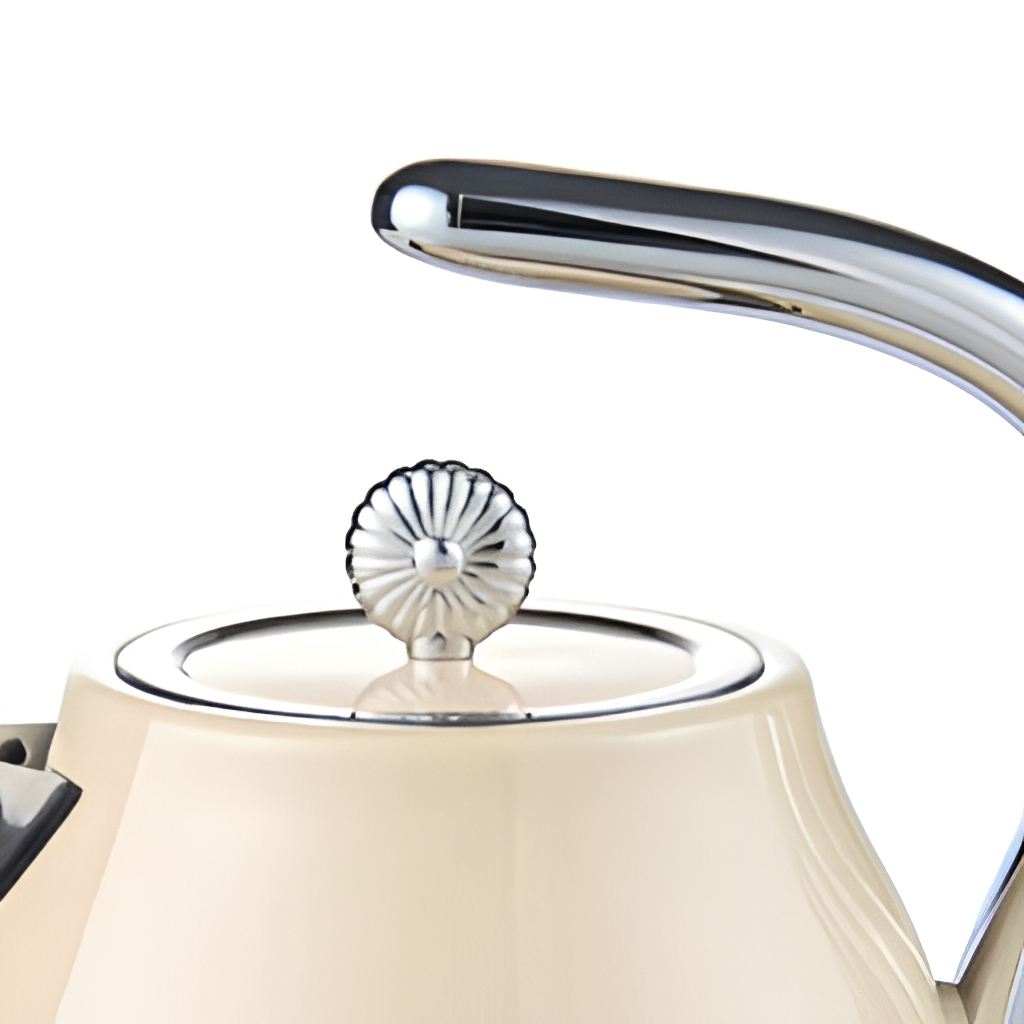Electric Kettle Retro European Light Luxury Style Stainless Steel Cordless 12-Month Warranty Household Fully Automatic Shut-off