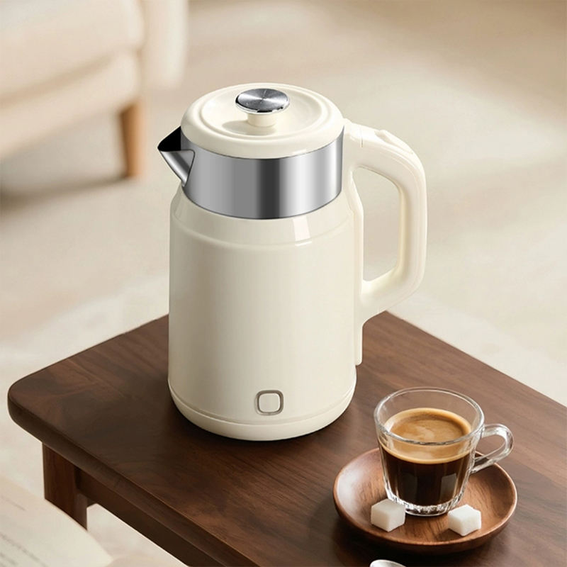 316 SS Seamless Inner Pot 1.7L Double Wall Rapid Boil Electric Water Kettle Automatic Shut-off Boil-Dry Household Hotel