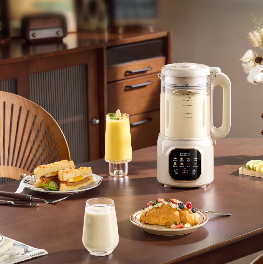 1.2LSmall Full-Automatic Office & Household Soymilk Machine Multi-Functional Wall-Breaking Milk Machine for Cuisine
