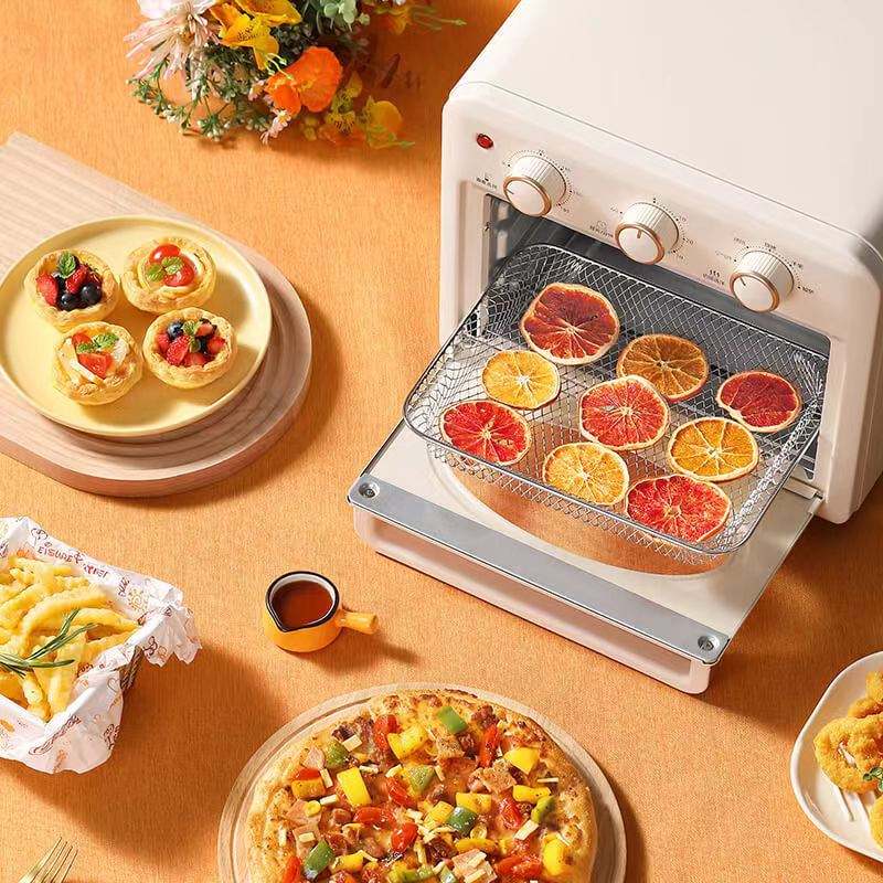 Factory Direct Sale | High Quality Electric Stainless Steel Multifunctional Visible Window Air Fryer Digital Touch Screen