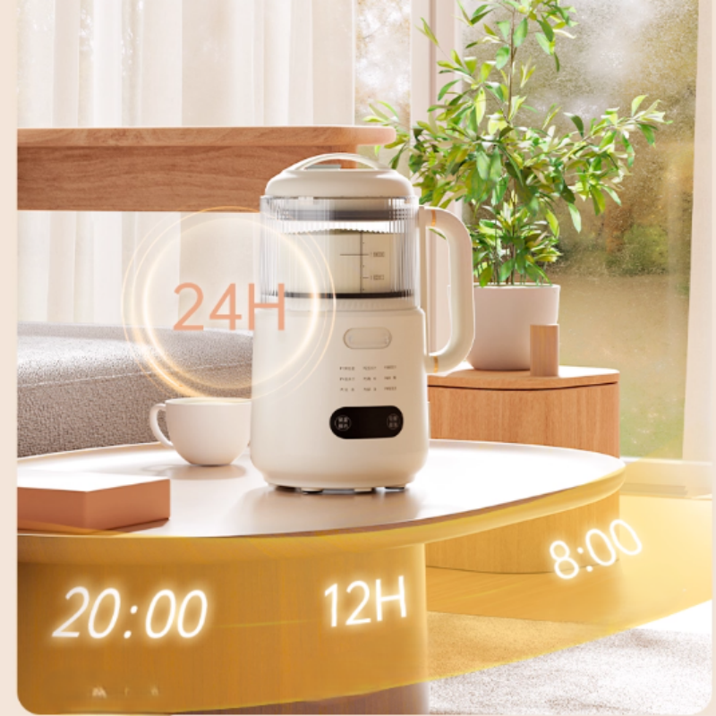 Customizable Multi-functional Mini Soy Milk Maker Home Nut Milk Maker Soup Maker Electric Portable Blender Glass Household Hotel