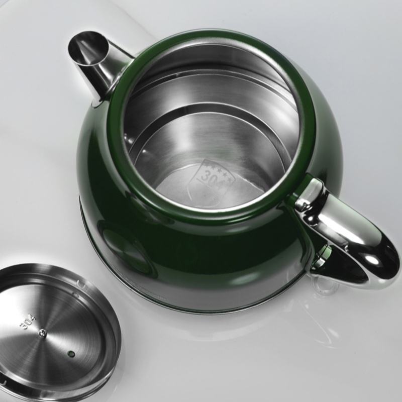 Lianjiang 304 Stainless Steel Electric Kettle 1500W 1.5L Capacity Automatic Shut-Off for Home & Car Use
