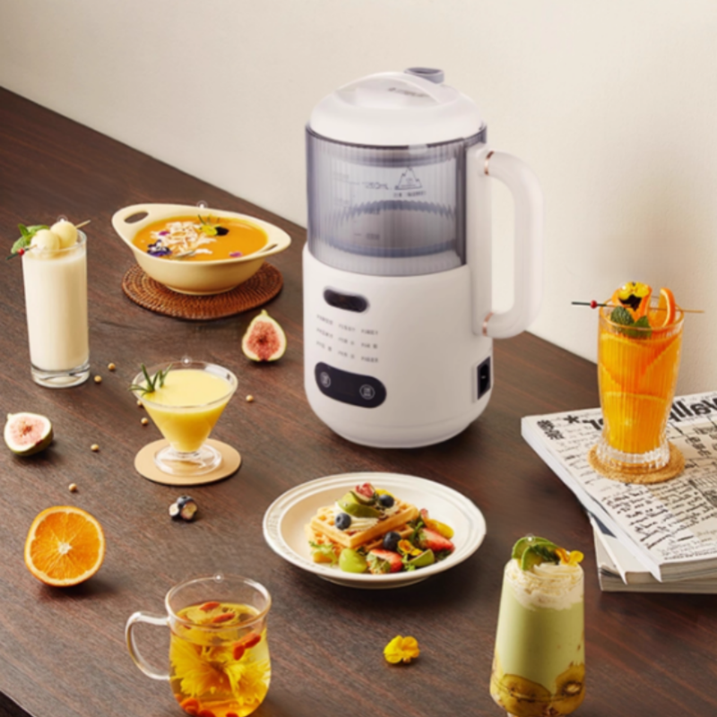 Customizable Multi-functional Mini Soy Milk Maker Home Nut Milk Maker Soup Maker Electric Portable Blender Glass Household Hotel