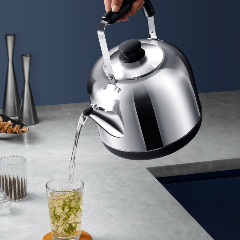 Durable 304 Stainless Steel Electric Kettle with Safe Operation Automatic Shut-off Customizable Color & Logo for Household Use