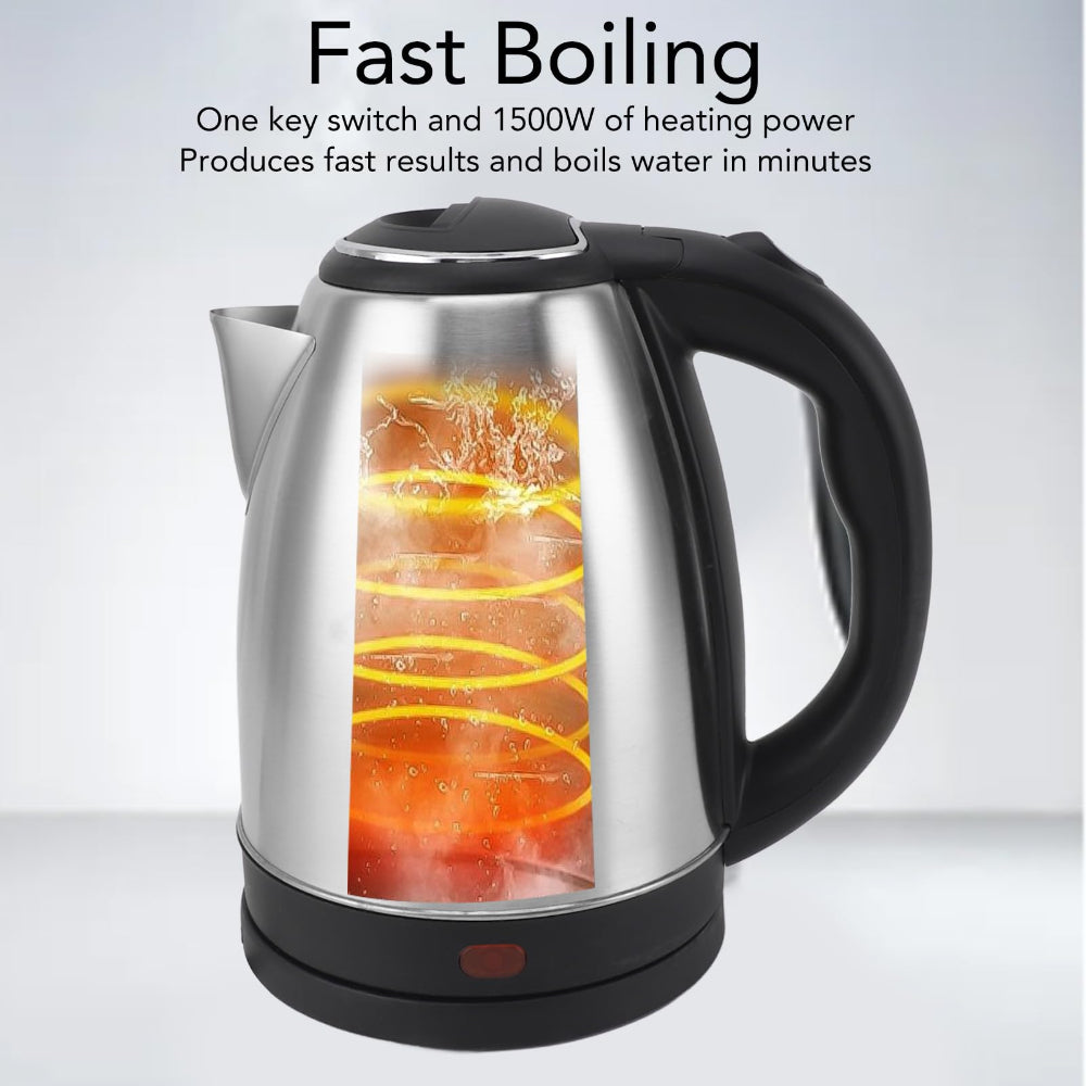 Electric Kettle, 2L Fast Boiling Tea Kettle with Stainless Steel Liner Auto Shut Off Water Boiler Teapot Boiler